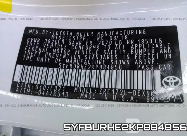 5YFBURHE2KP884856 фото 10