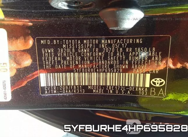 5YFBURHE4HP695828 фото 10