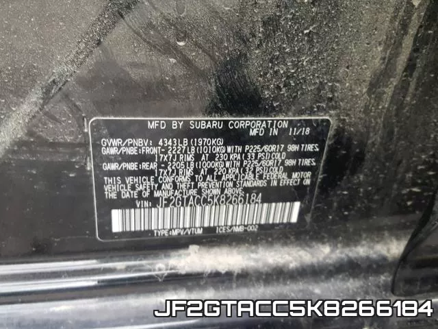 JF2GTACC5K8266184 фото 2