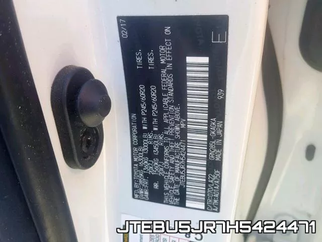 JTEBU5JR7H5424471 фото 2