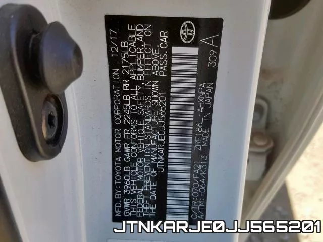 JTNKARJE0JJ565201 фото 2
