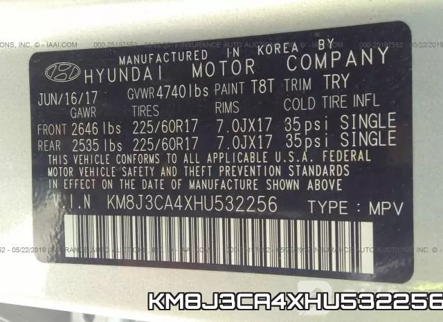 KM8J3CA4XHU532256 фото 10