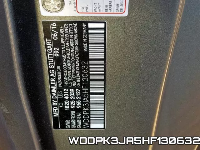 WDDPK3JA5HF130632 фото 2