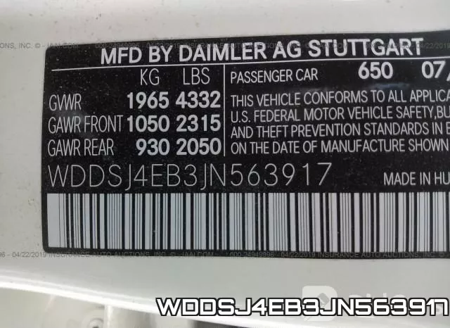 WDDSJ4EB3JN563917 фото 9