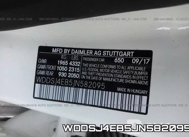 WDDSJ4EB5JN582095 фото 10