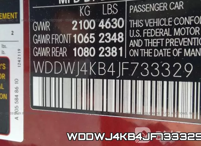 WDDWJ4KB4JF733329 фото 10