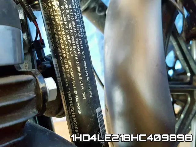 1HD4LE218HC409898 фото 2