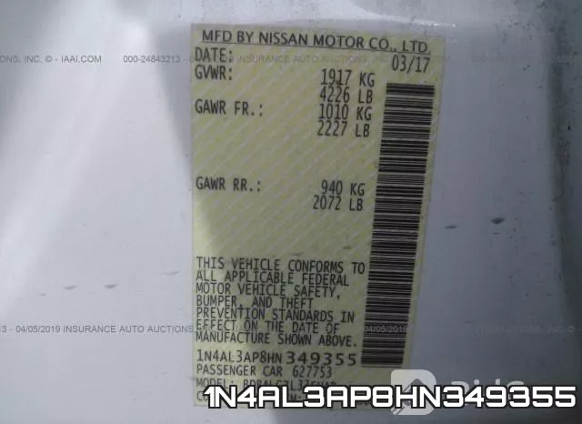 1N4AL3AP8HN349355 фото 9