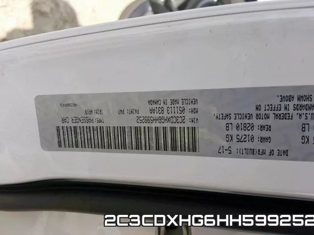 2C3CDXHG6HH599252 фото 2