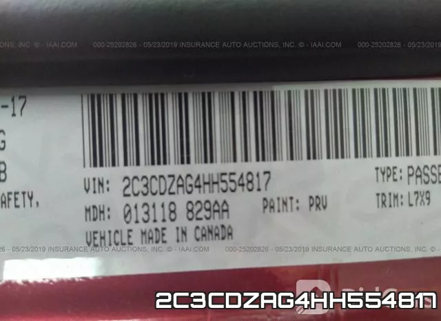2C3CDZAG4HH554817 фото 10