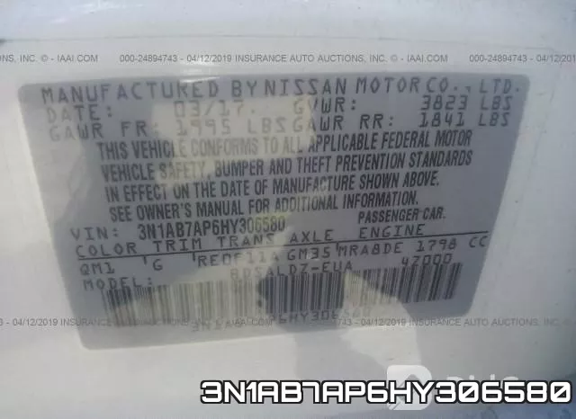 3N1AB7AP6HY306580 фото 10