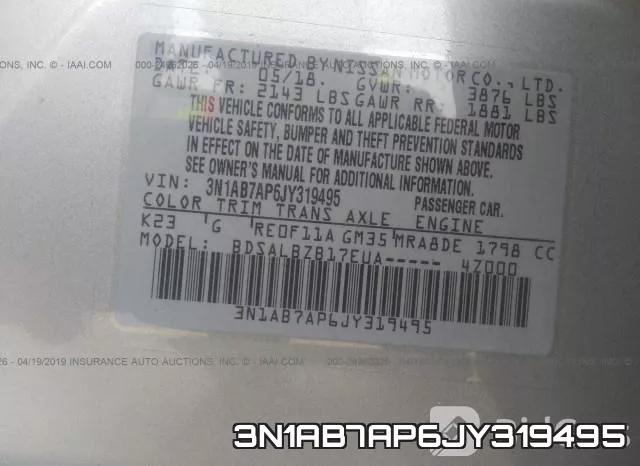 3N1AB7AP6JY319495 фото 10