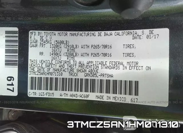 3TMCZ5AN1HM071310 фото 10