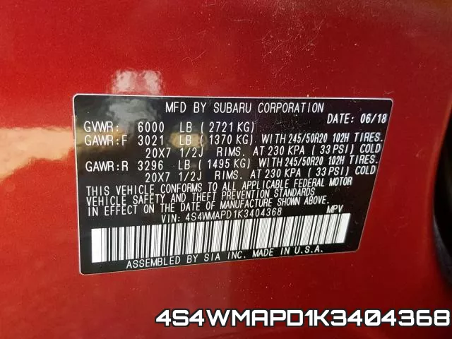 4S4WMAPD1K3404368 фото 2