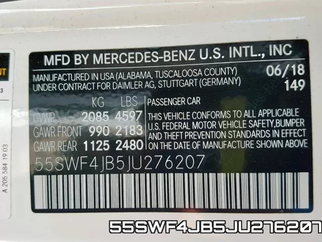 55SWF4JB5JU276207 фото 2