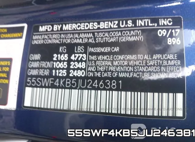 55SWF4KB5JU246381 фото 10