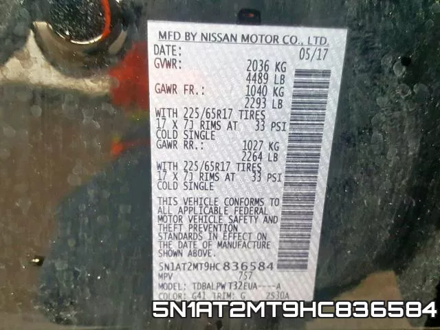5N1AT2MT9HC836584 фото 2