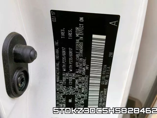 5TDKZ3DC5HS828462 фото 2