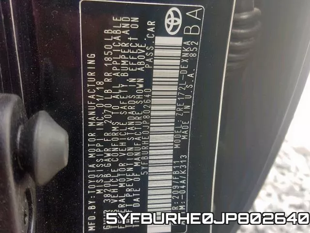 5YFBURHE0JP802640 фото 2