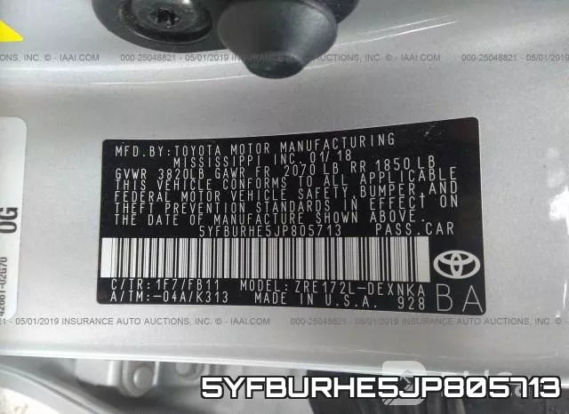 5YFBURHE5JP805713 фото 10