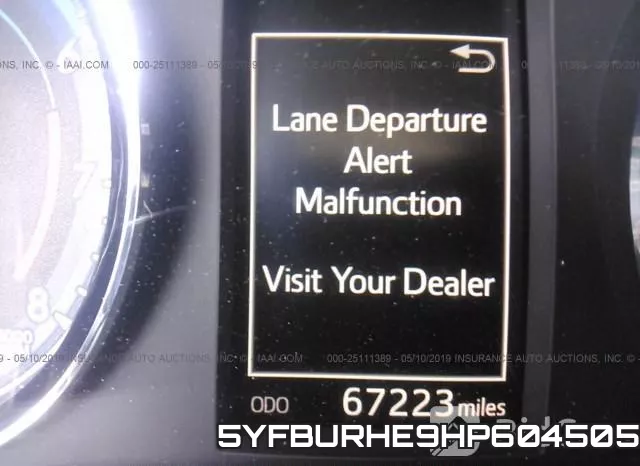 5YFBURHE9HP604505 фото 8