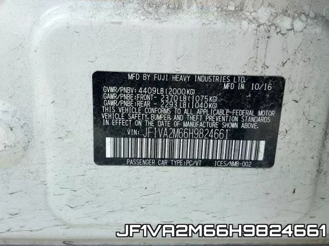 JF1VA2M66H9824661 фото 2