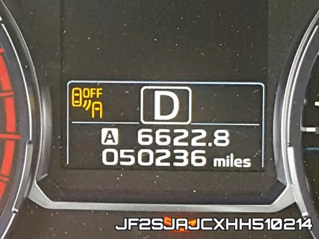 JF2SJAJCXHH510214 фото 9