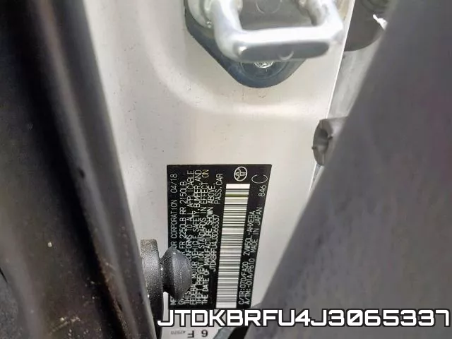 JTDKBRFU4J3065337 фото 2