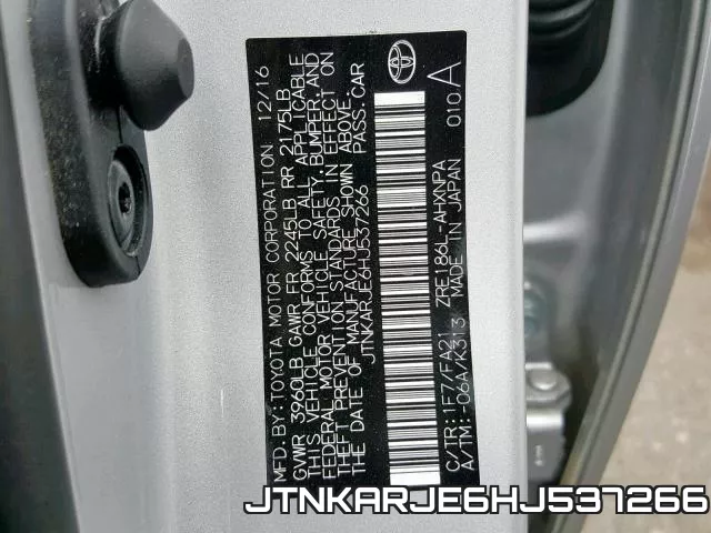 JTNKARJE6HJ537266 фото 2