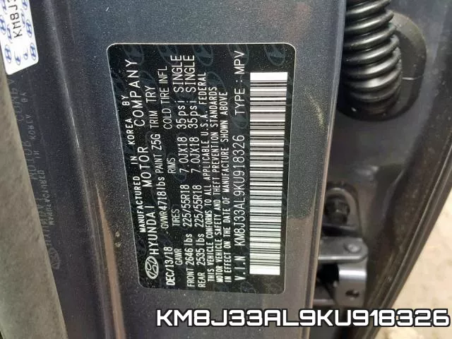 KM8J33AL9KU918326 фото 2