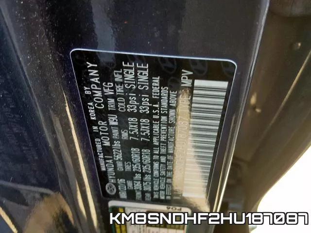 KM8SNDHF2HU187087 фото 2