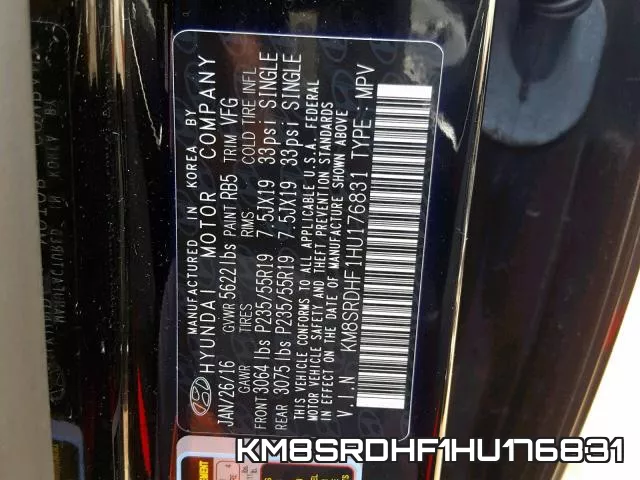 KM8SRDHF1HU176831 фото 2
