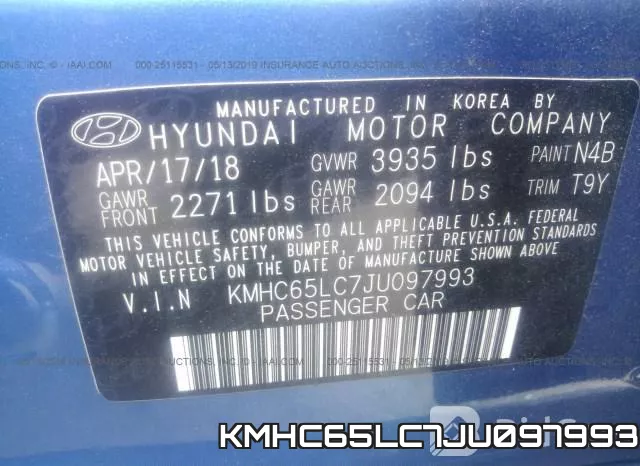 KMHC65LC7JU097993 фото 10