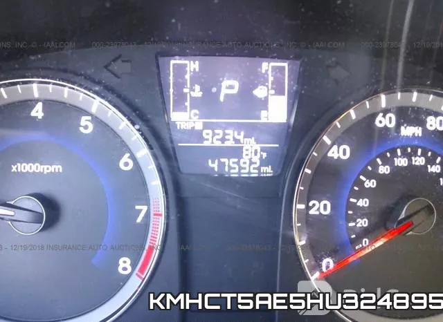 KMHCT5AE5HU324895 фото 8