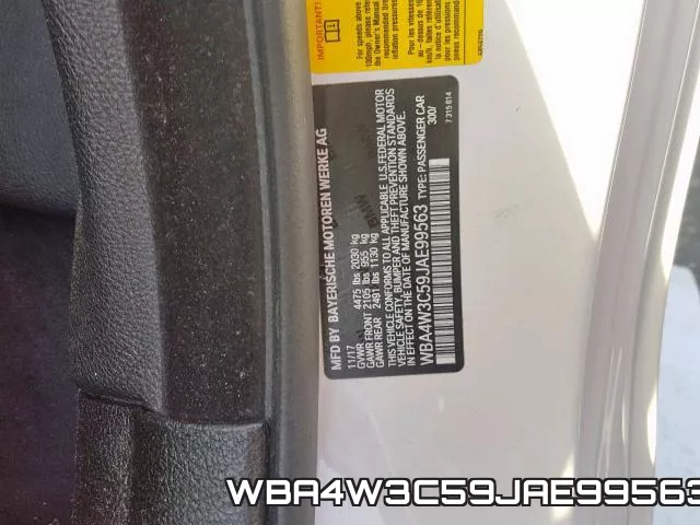 WBA4W3C59JAE99563 фото 2