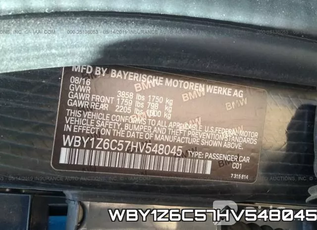 WBY1Z6C57HV548045 фото 10