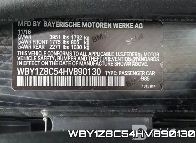 WBY1Z8C54HV890130 фото 10