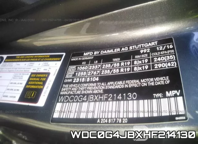 WDC0G4JBXHF214130 фото 10