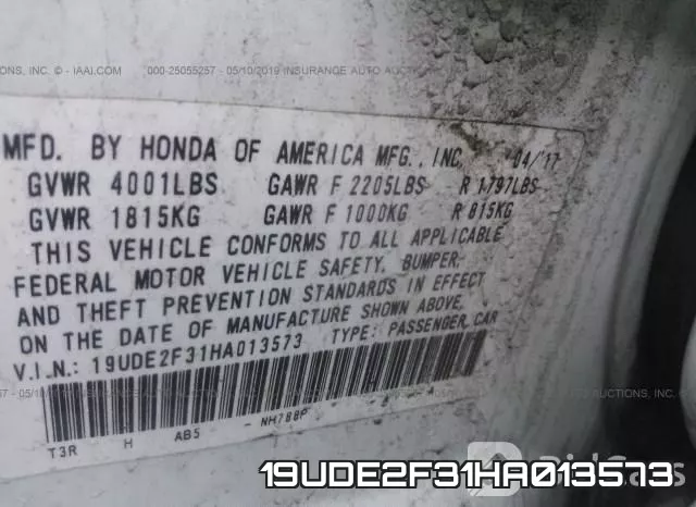 19UDE2F31HA013573 фото 10