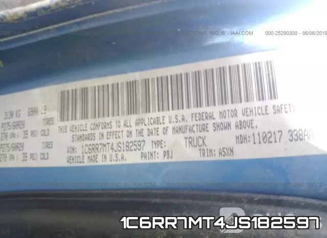 1C6RR7MT4JS182597 фото 10