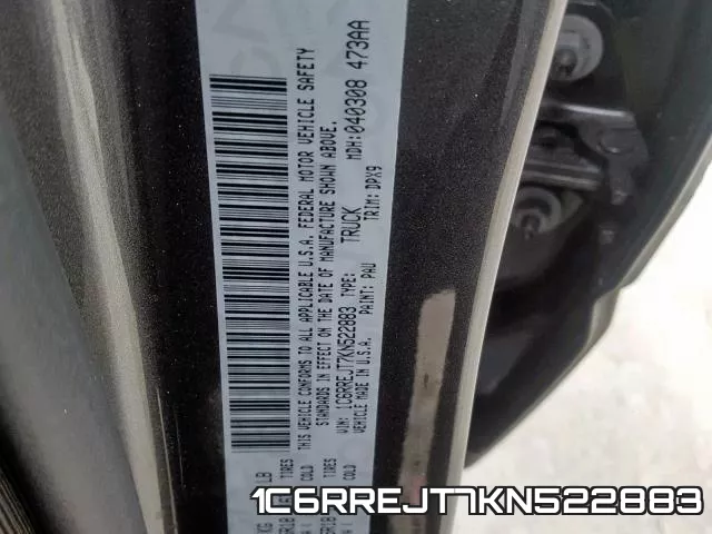 1C6RREJT7KN522883 фото 2