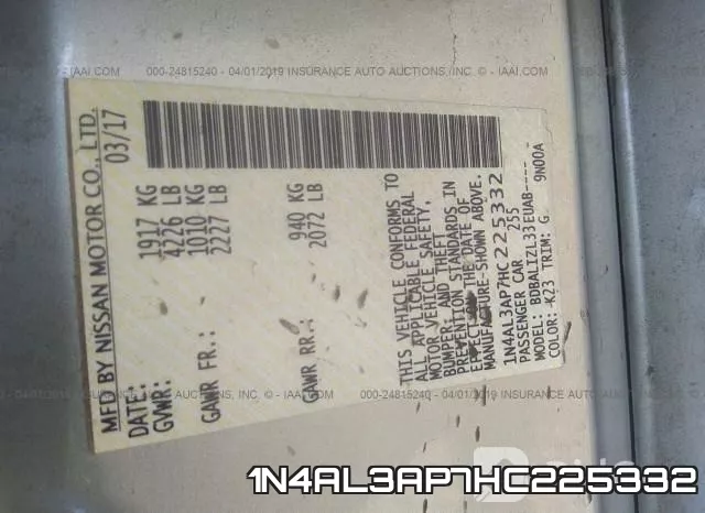 1N4AL3AP7HC225332 фото 10