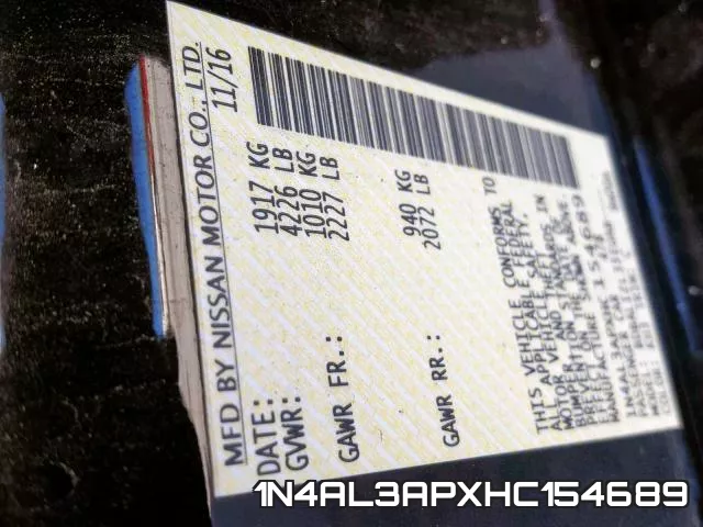 1N4AL3APXHC154689 фото 2