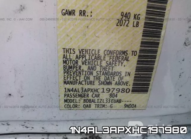 1N4AL3APXHC197980 фото 10