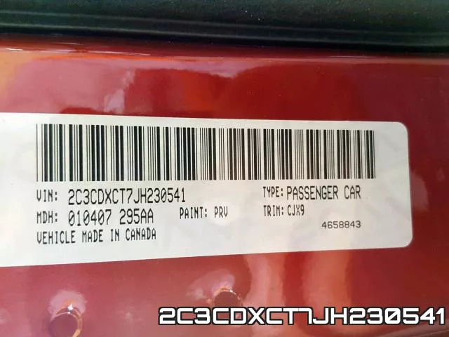 2C3CDXCT7JH230541 фото 2