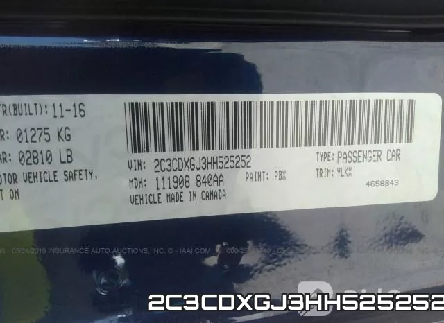 2C3CDXGJ3HH525252 фото 10