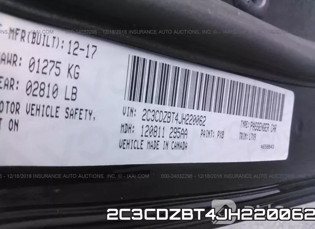 2C3CDZBT4JH220062 фото 10