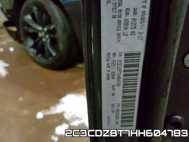 2C3CDZBT7HH604783 фото 2