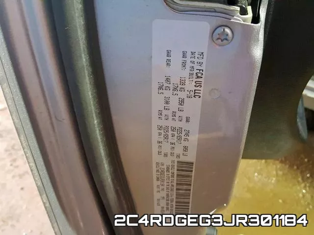 2C4RDGEG3JR301184 фото 2