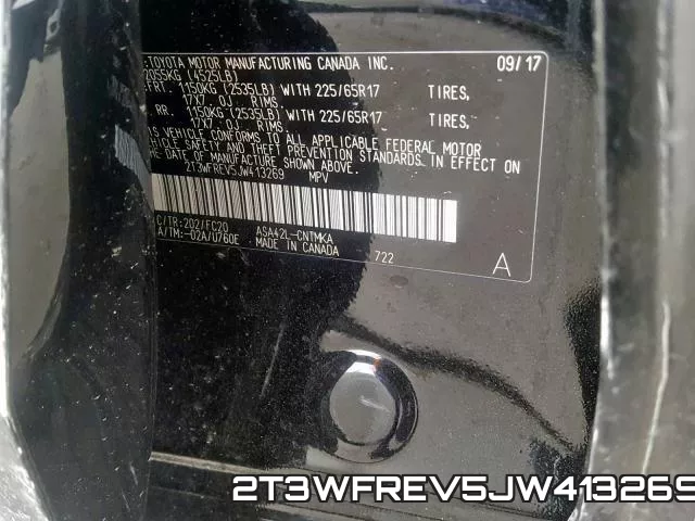 2T3WFREV5JW413269 фото 2